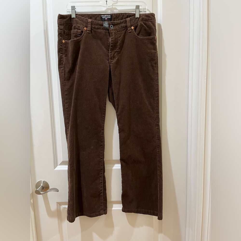 POLO JEANS CO, Ralph Lauren Women’s Brown corduroy Pants. Size 10